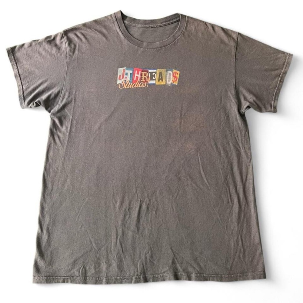 Gray Men's T-Shirt 100% Cotton